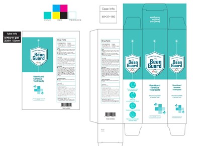 Toothpaste Label (Beanguard Sensitive Toothpaste Label)